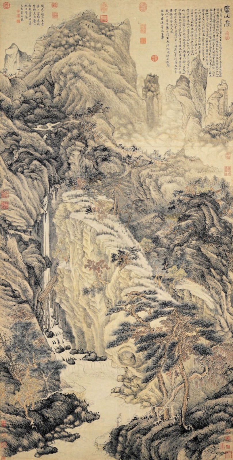 明代沈周庐山高图